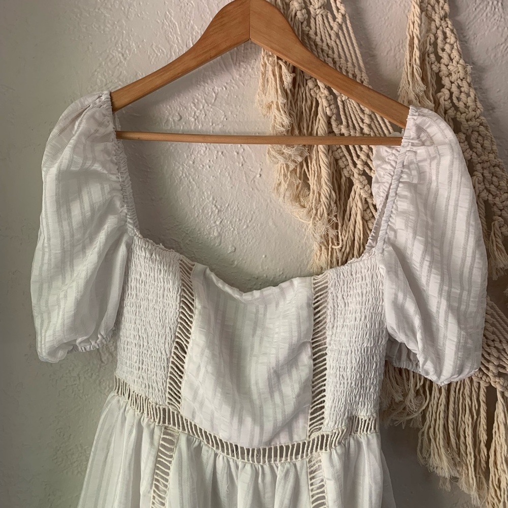House Of Harlow 1960 x Revolve Boho Puff Sleeve Mini Dress - Picture 3 of 7